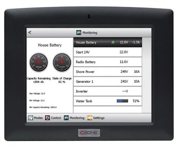 8' CZone Touch Screen